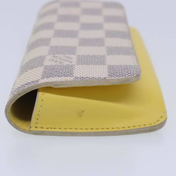 LOUIS VUITTON Damier Azur Etui Lunette Woody Glasses Case GI0388 LV Auth 91727 - Picture 3 of 16